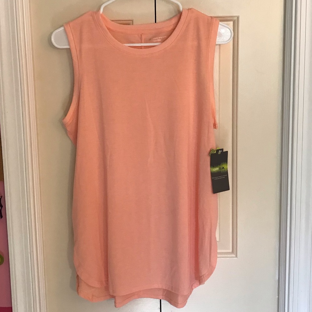 Tek Gear DryTek Coral Workout Tank Size M NWT